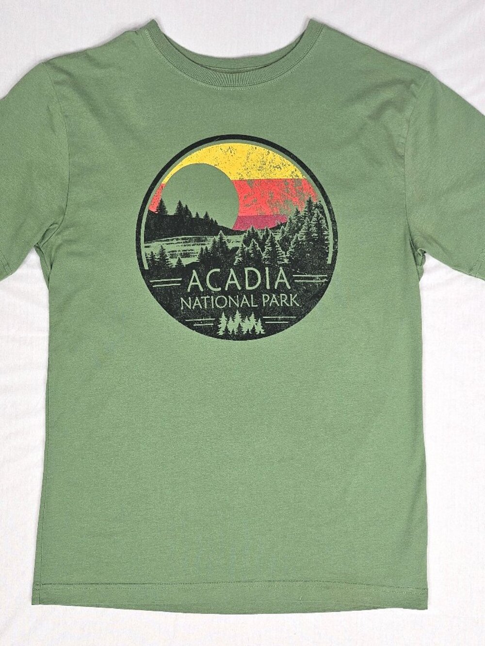 Acadia National Park Graphic Tee | Outdoor Travel Shirt | Size M